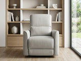 Rodger Air Leather Manual Recliner Chair - Beige