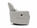 Rodger Air Leather Manual Recliner Chair - Beige