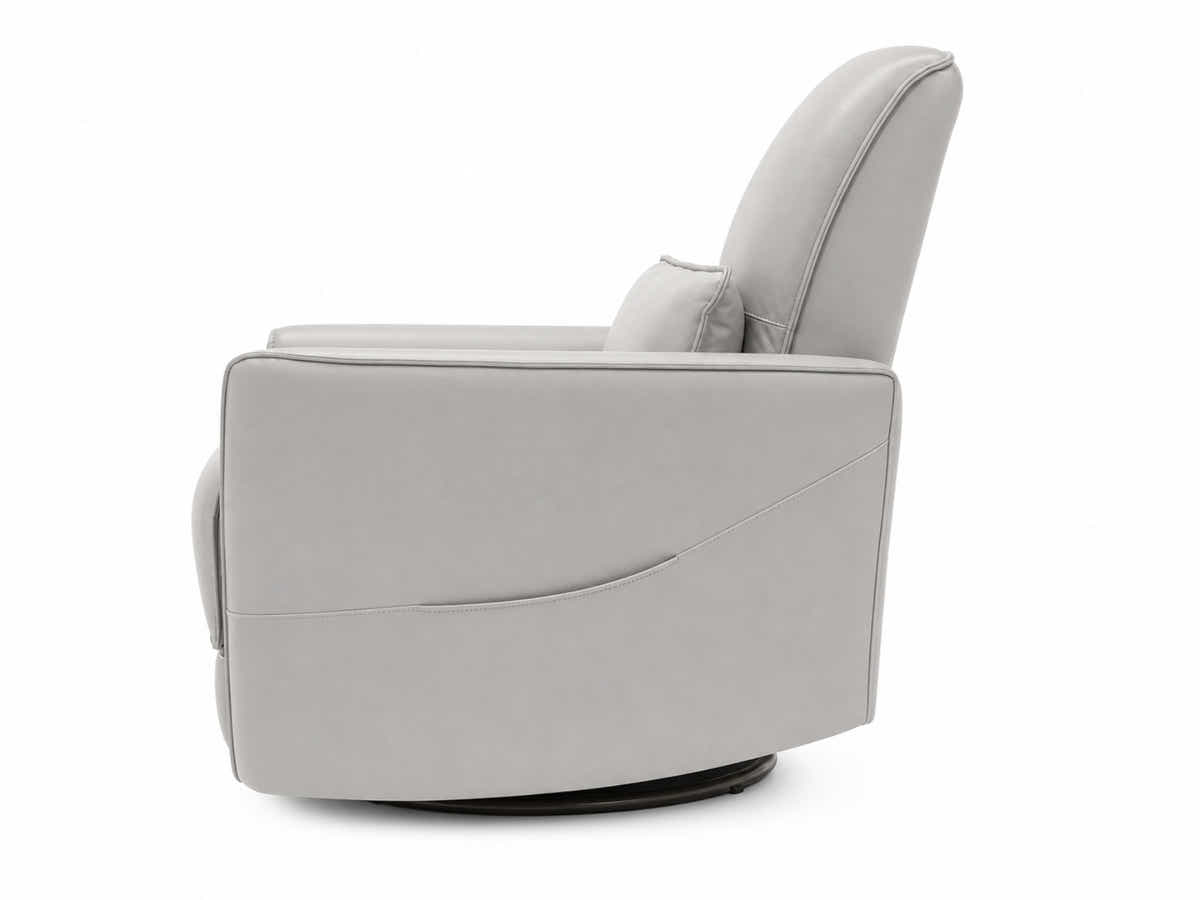 Rodger Air Leather Manual Recliner Chair - Beige