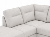 Delano Sectional Linen Sofa with Left Chaise - Beige