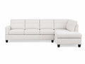 Delano Sectional Linen Sofa with Right Chaise - Beige