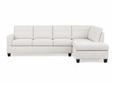 Delano Sectional Linen Sofa with Right Chaise - Beige