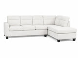 Delano Sectional Linen Sofa with Right Chaise - Beige