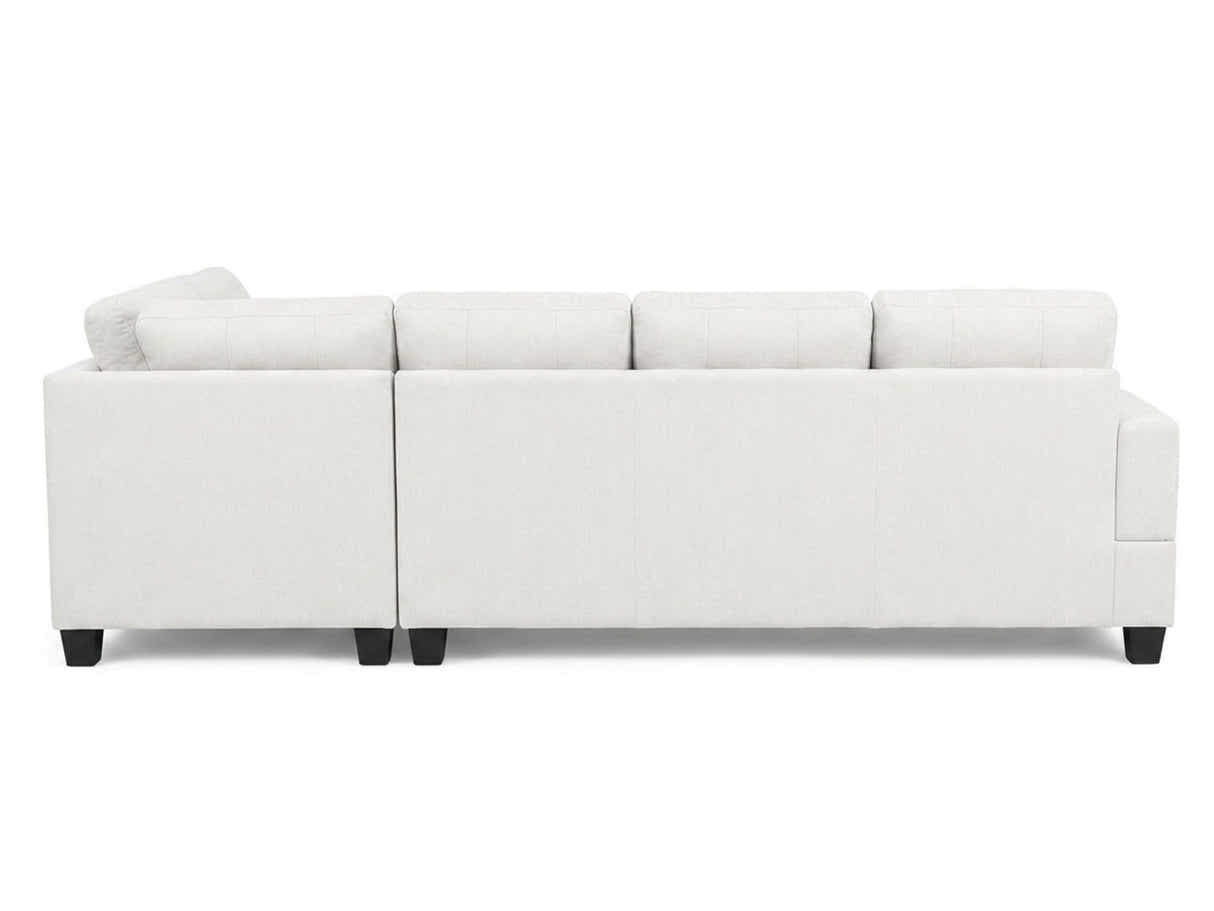 Delano Sectional Linen Sofa with Right Chaise - Beige