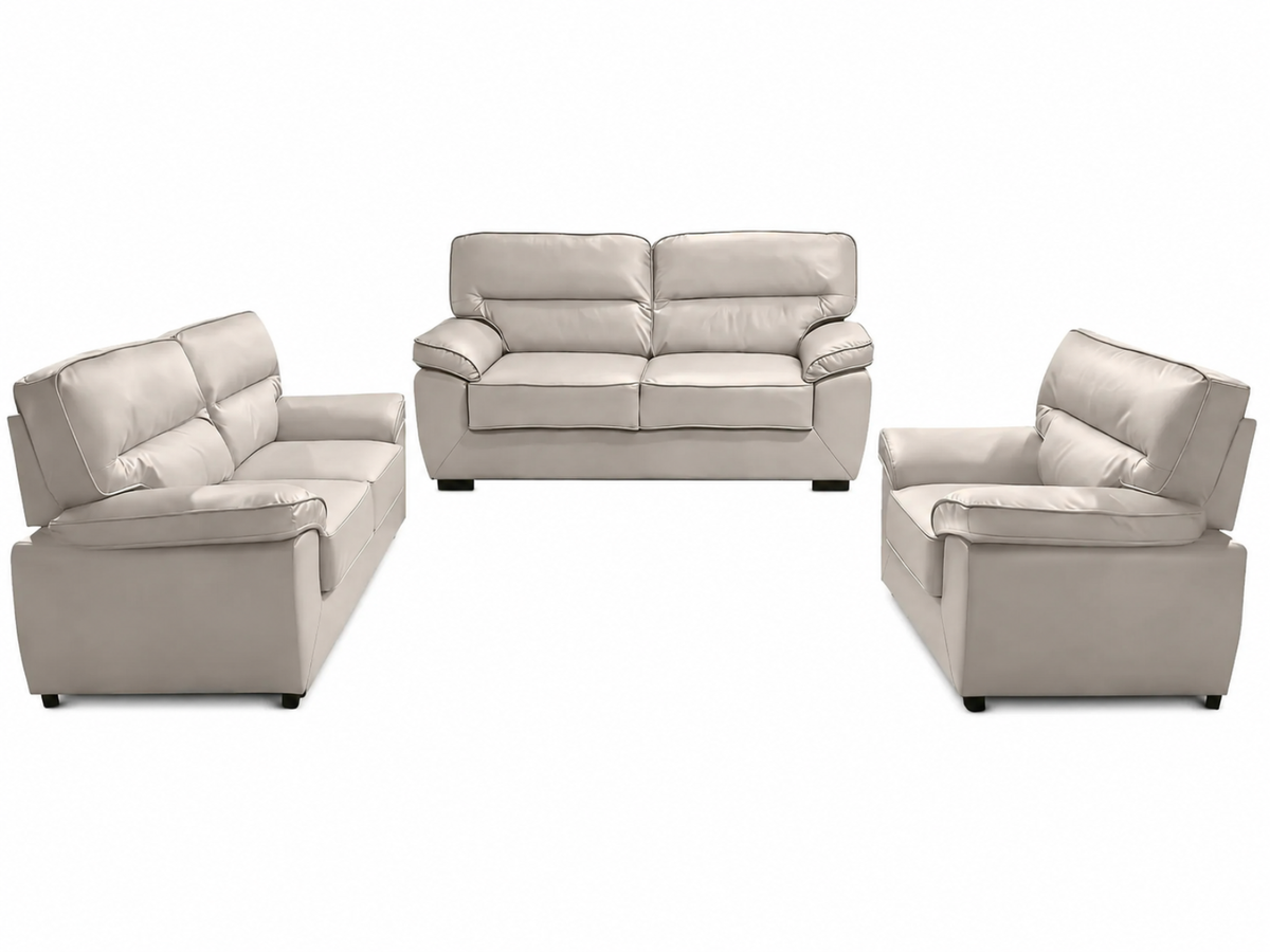 Zonny 3-Piece Sofa Set PU - Beige