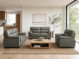 Zonny 3-Piece Sofa Set PU - Dark Green