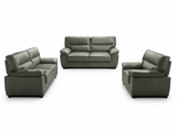 Zonny 3-Piece Sofa Set PU - Dark Green