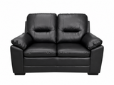 Kolby 3-Piece PU Sofa Set - Black