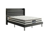 Blanche Linen Bed Frame & Bon21 Mattress - Double