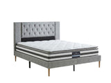 Matilda Velvet Bed Frame & Bon21Mattress - Double