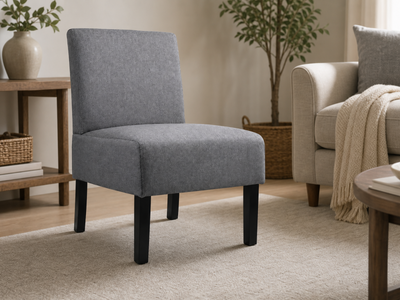 Percy Accent Chair - Dark Grey