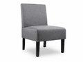 Percy Accent Chair - Dark Grey