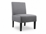Percy Accent Chair - Dark Grey