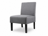 Percy Accent Chair - Dark Grey