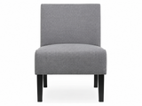Percy Accent Chair - Dark Grey
