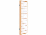 4-Panel Room Divider E P1 - Natural Wood