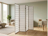 4-Panel Room Divider E P1 - White