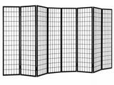 8-Panel Room Divider E P1 - Black