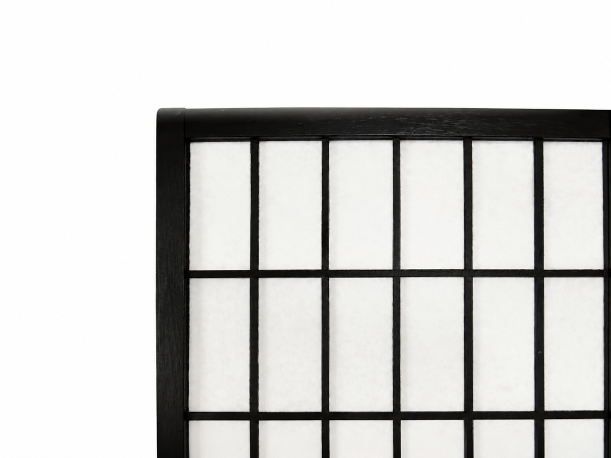 8-Panel Room Divider E P1 - Black