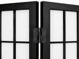 8-Panel Room Divider E P1 - Black