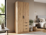 Upgraded Kane 2-Door Wardrobe With Drawers