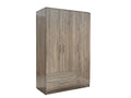 Upgraded Alada 3-Door Wardrobe With Drawers
