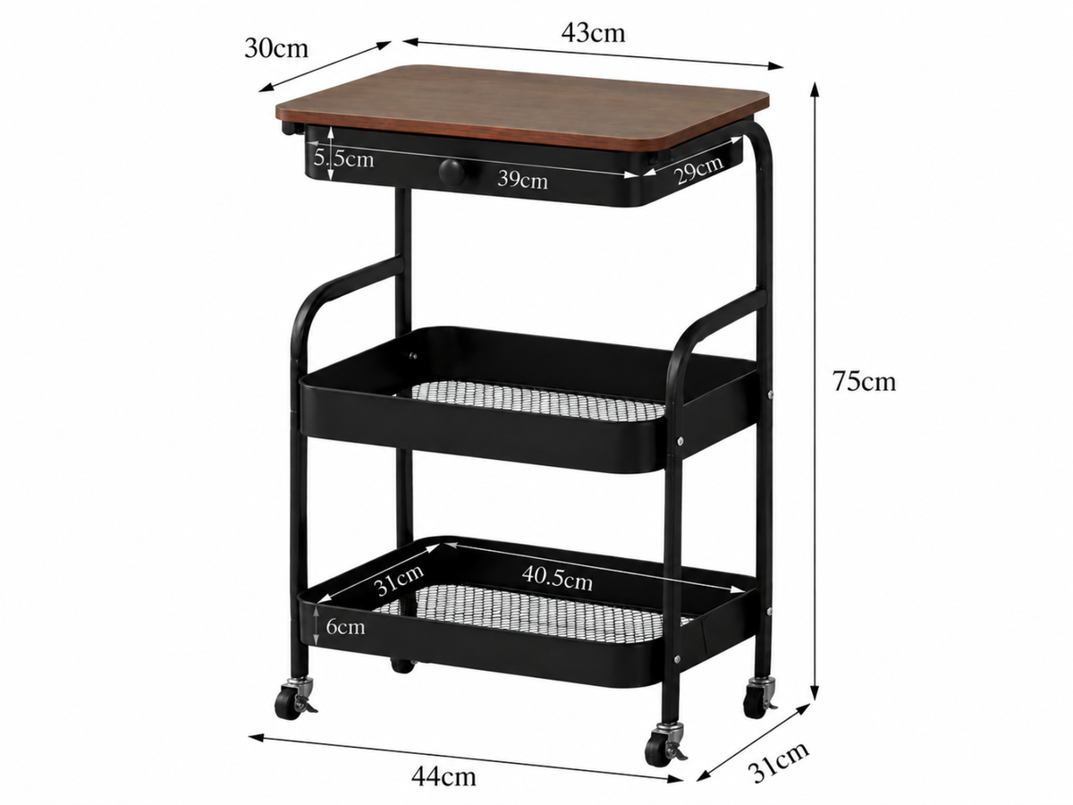 kitchen trolley with drawer
