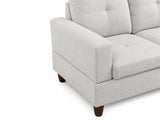 Vega Sectional Sofa with Ottoman Linen - Beige