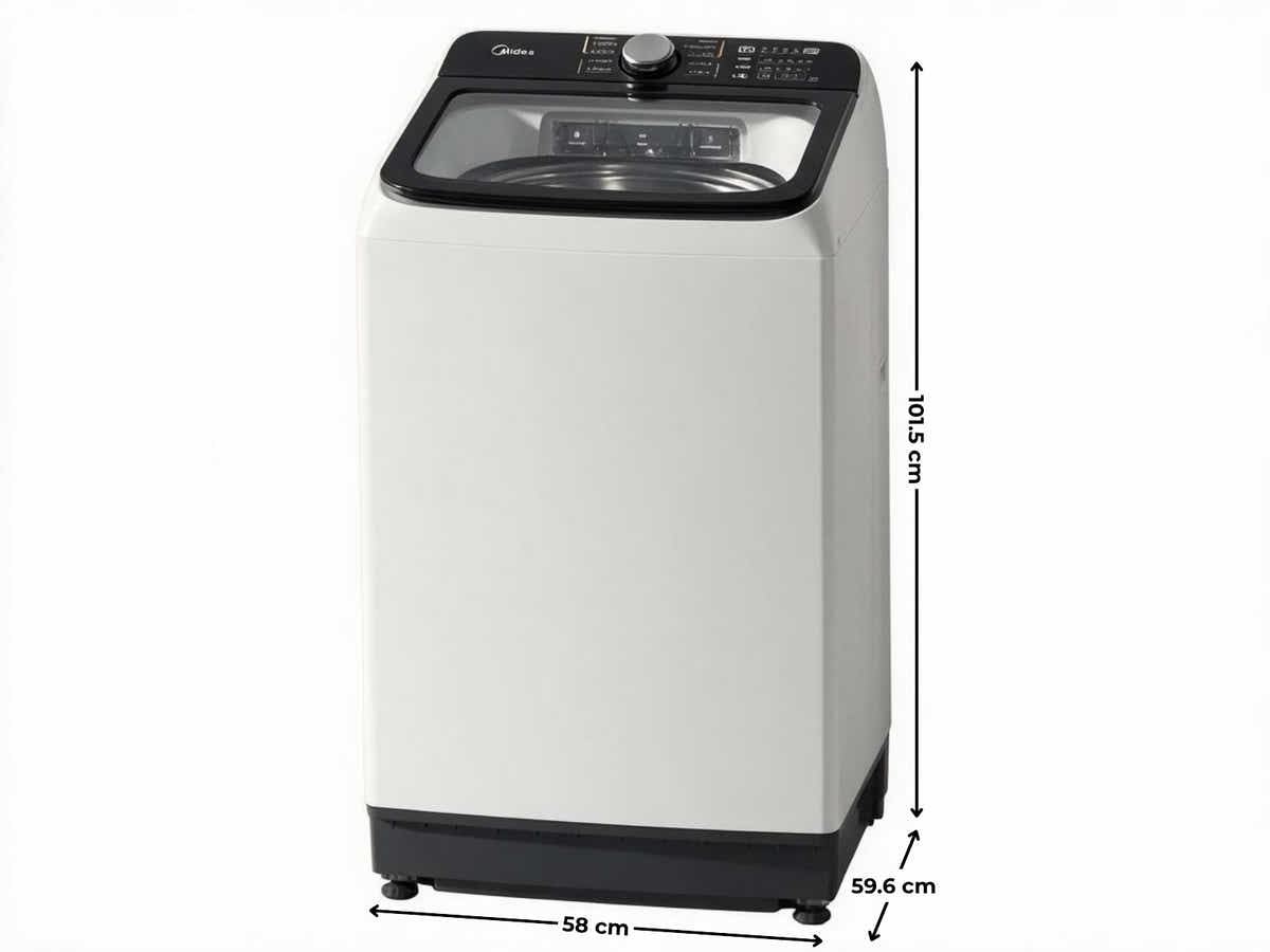 T Midea 8kg top loader Rear control Washing Machine