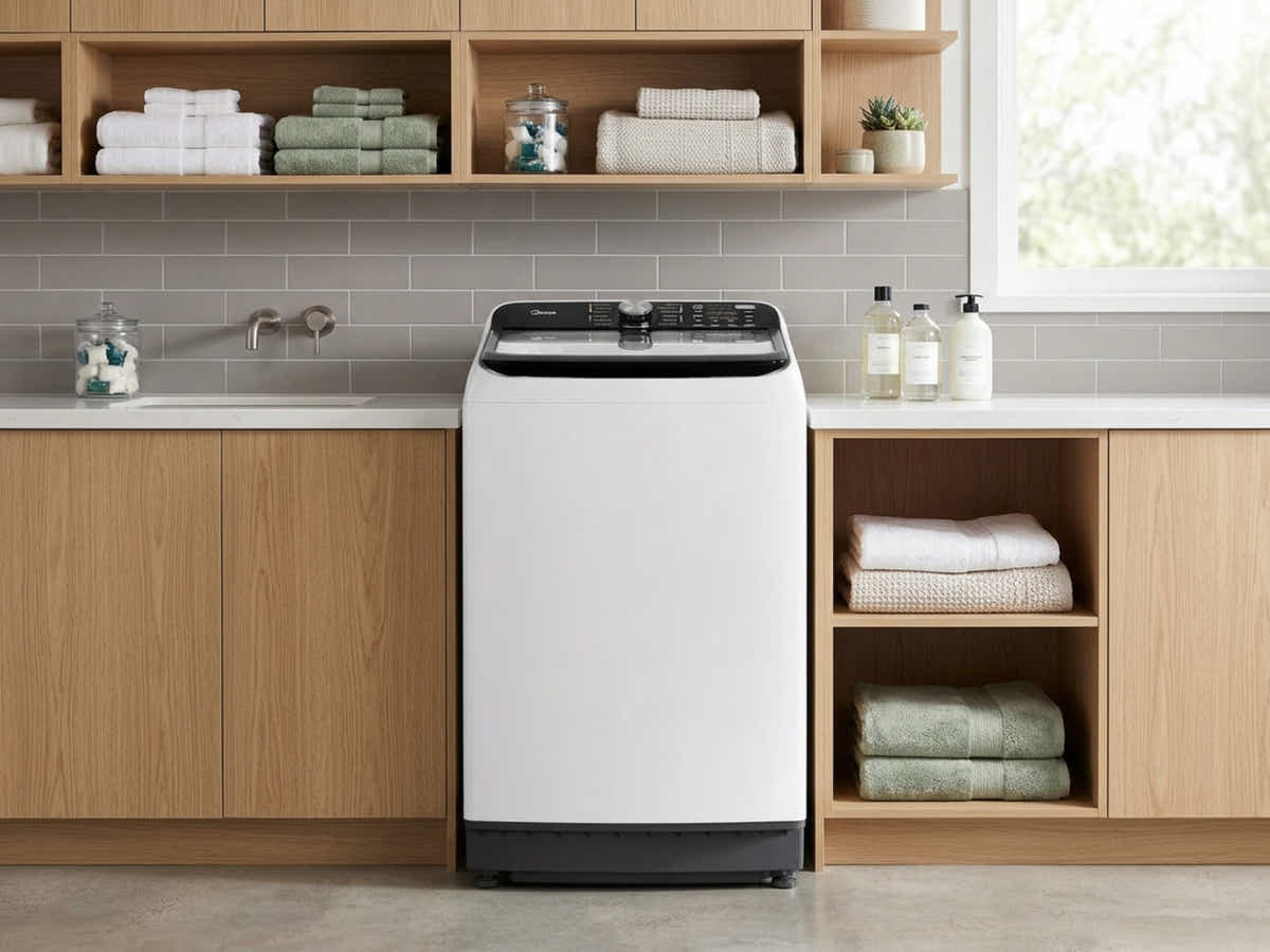 T Midea 8kg top loader Rear control Washing Machine
