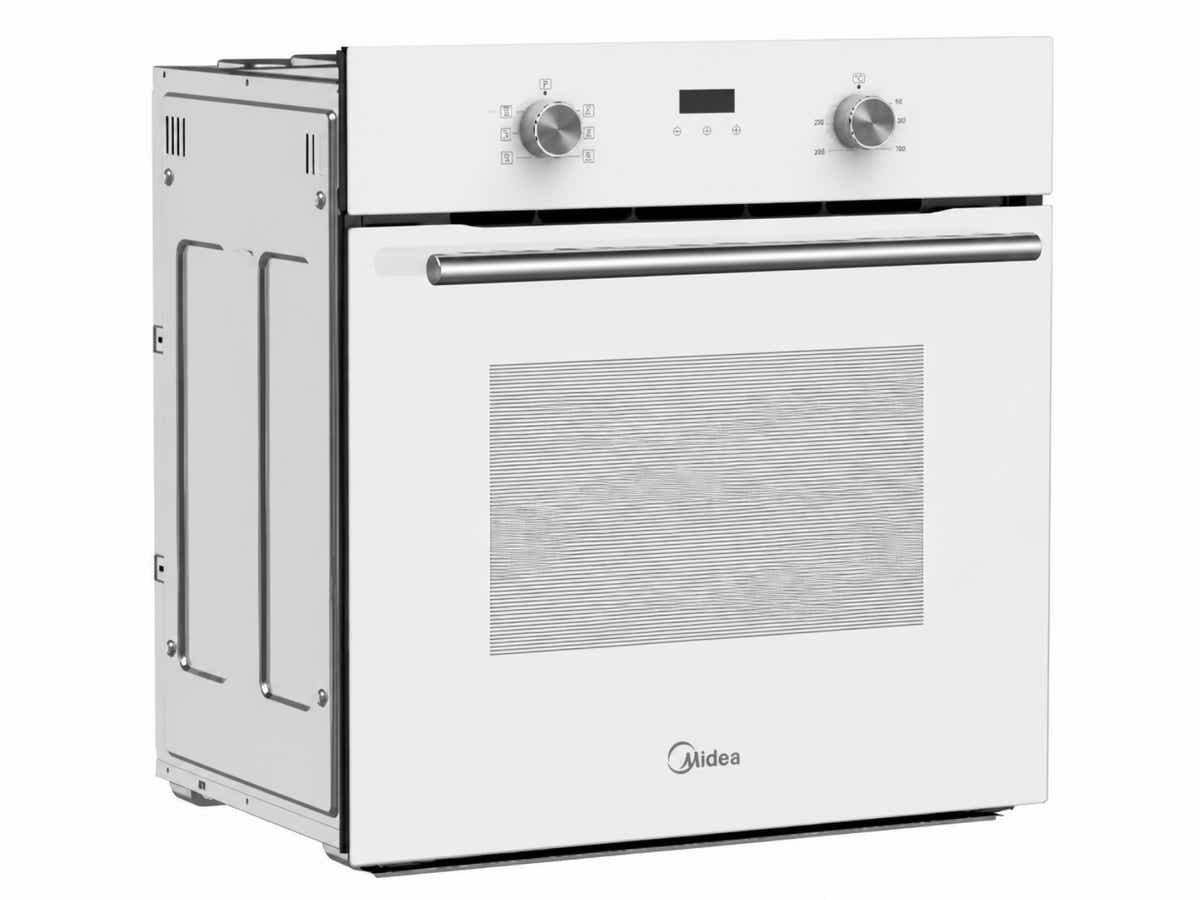 T Midea 6 Function Oven White glass