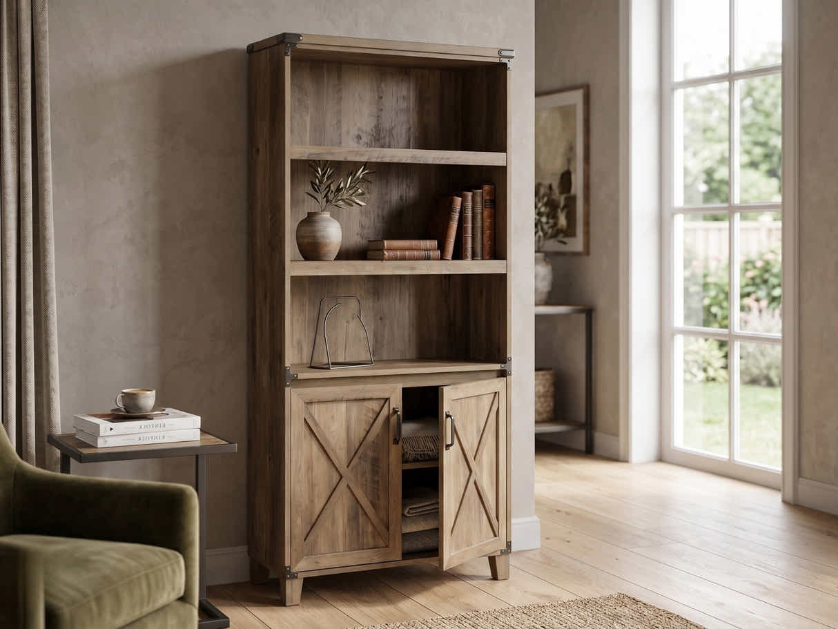 2-Door Bookcase