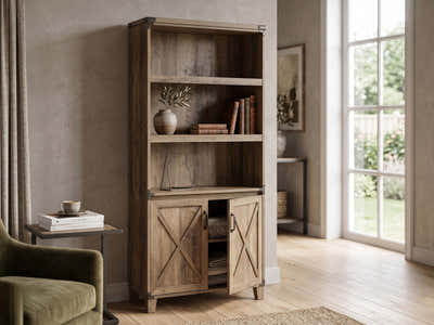2-Door Bookcase