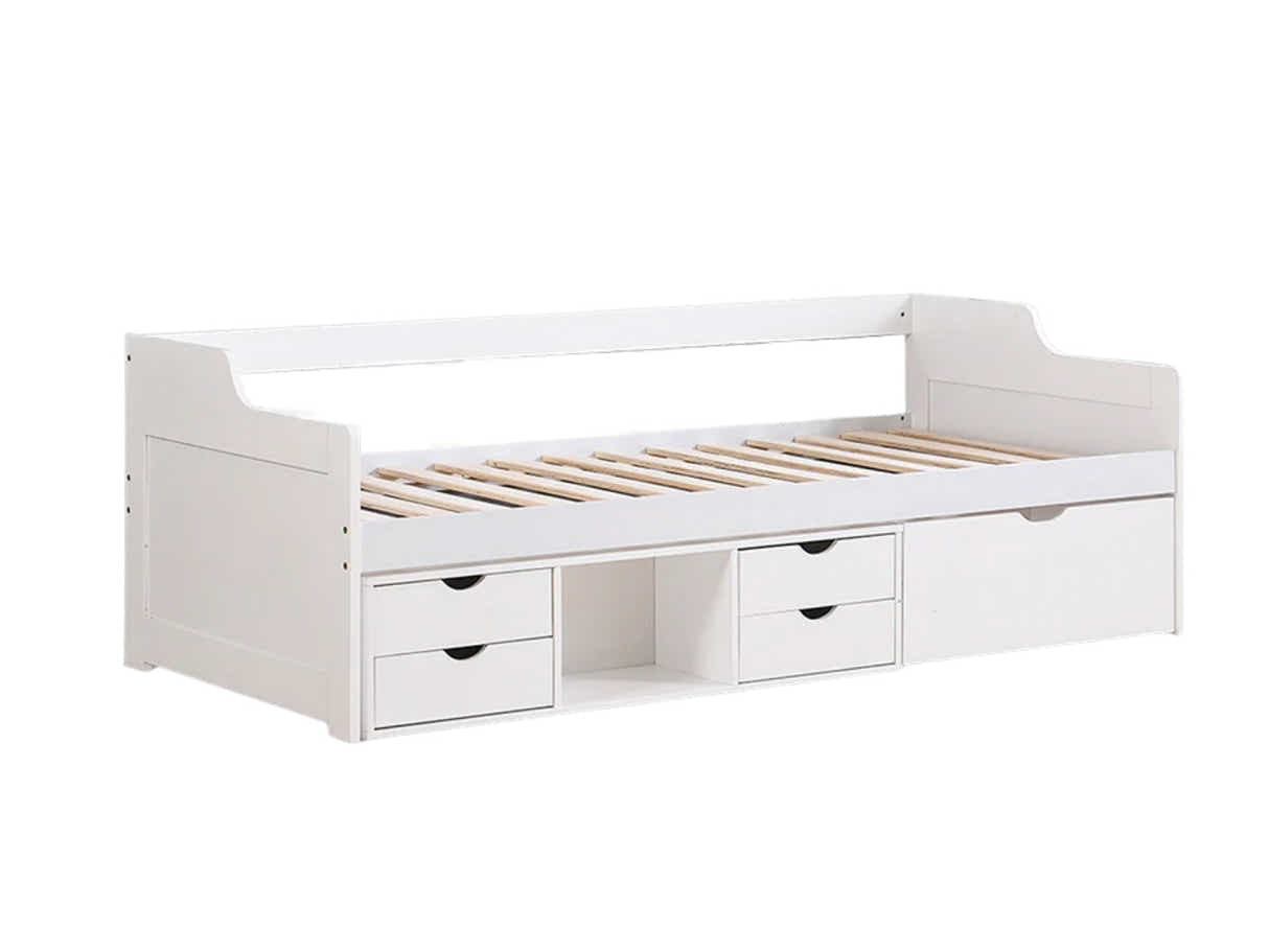 Herb Daybed with Drawers - White