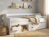 Herb Daybed with Drawers - White