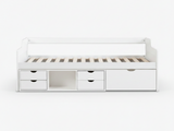 Herb Daybed with Drawers - White