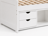 Herb Daybed with Drawers - White