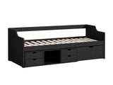 Herb Daybed with Drawers - Black