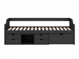 Herb Daybed with Drawers - Black