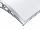 Grey Frame Window Awning 150cm x 300cm