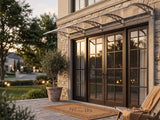 Grey Frame Window Awning 150cm x 400cm