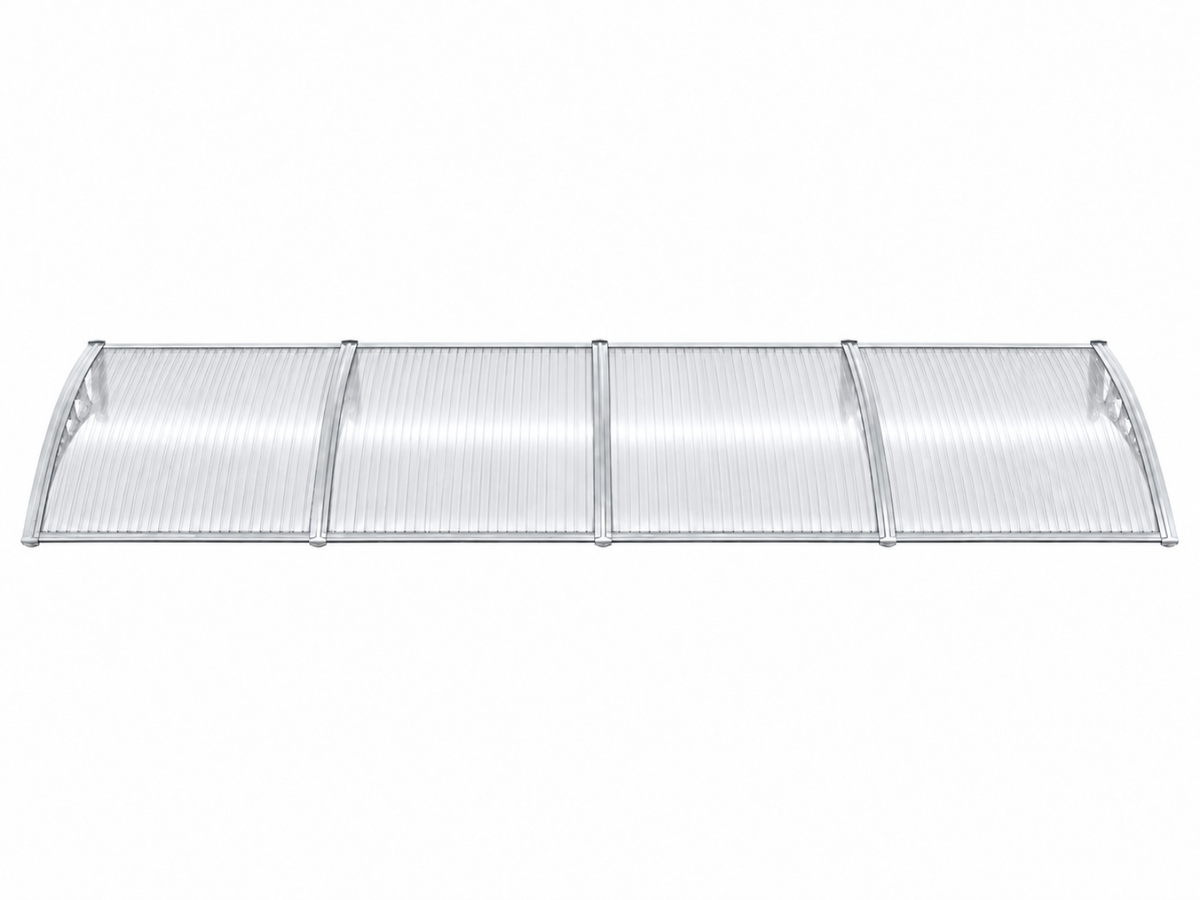 Grey Frame Window Awning 150cm x 400cm