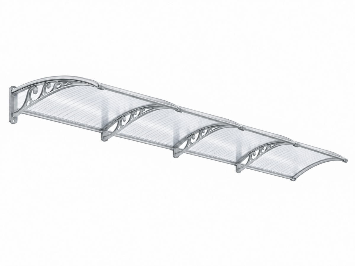 Grey Frame Window Awning 150cm x 400cm