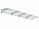 Grey Frame Window Awning 150cm x 400cm