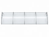 Grey Frame Window Awning 150cm x 400cm