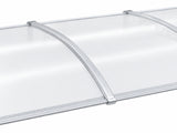 Grey Frame Window Awning 150cm x 400cm