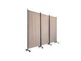 Fabric Room Divider 226x178cm - Sand