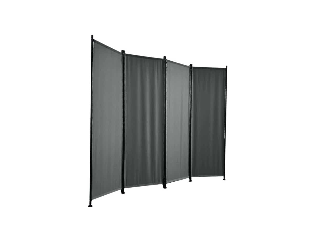Fabric Room Divider 220x170cm - Grey