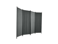 Fabric Room Divider 220x170cm - Grey