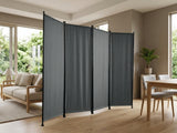 Fabric Room Divider 220x170cm - Grey